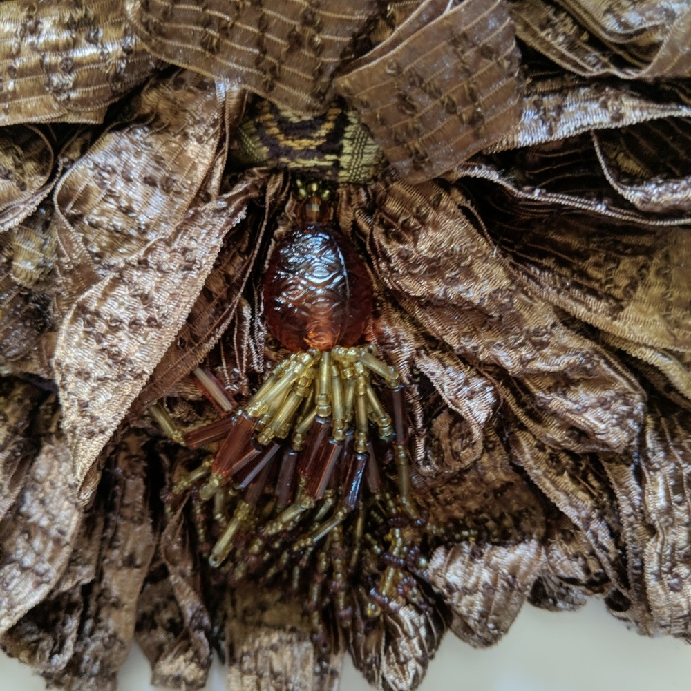 Bohemian Tapestry Purse Fringe Gypsy Streampunk - Picture 2 of 8